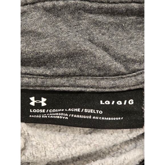 Under Armour Women's Threadborne ½ Zip Long Sleeve Shirt in Gray EUC Size L - Picture 4 of 5